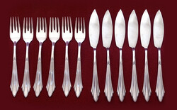 Wmf fächer silver-plated fish set - 12 pcs