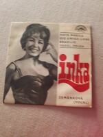 Inka kis lemez, hanglemez bakelit 1967 czechoslovakia