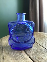 Régi finn RIIHIMAKI üveg dekorációs flaska
