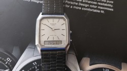 (K) very rare dugena ana-digi quartz watch