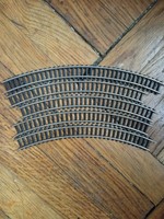 Retro electric railway rails r223/45 5pcs curved