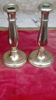 Antique berndorf alpaca candle holder pair beautifully cleaned marked