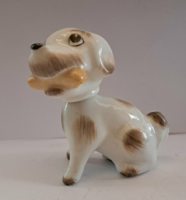 Aquincum bólogató kutya porcelán figura