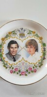 Porcelain bowl made of porcelain to commemorate the wedding of Lady Diana and Prince Charles