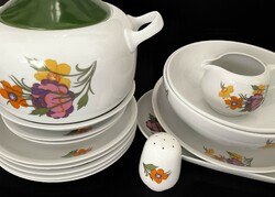 Alföldi colorful floral tableware serving set is rare