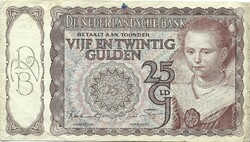 25 gulden 1944 Hollandia Ritka