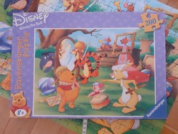 Disney Winnie the Pooh puzzle 200 pieces Ravensburger 2002 complete