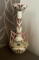 Fischer Emil váza - Pálinkás Béla dekor 43 cm