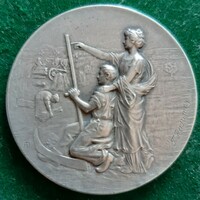 Felix rasumny: marked silver French wine award medal, Art Nouveau, Art Nouveau, Jugendstil
