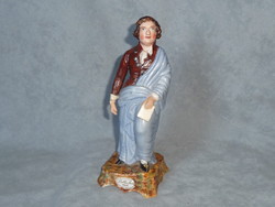 Antik porcelán figura különleges cseh porcelán figura Beethoven figura 19. század ritkaság