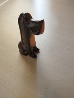 Bodrogkeresztúri retro kerámia kutya figura