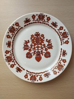 Alföld porcelain - wall plate with folk motifs (4890 BCE)