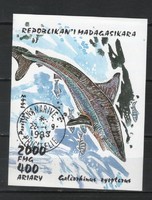 Halak, vízi élőlények 0025 (Madagaszkár)  Mi  Block 210