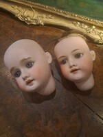 Antique doll heads