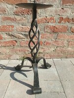 Wrought iron candle holder. Negotiable