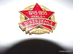Díszszemle 1945-1955 Április 4. Tűzzománc