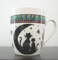 Cat mug - hand painted