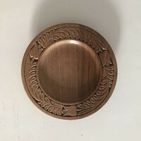 Wooden carved small plate