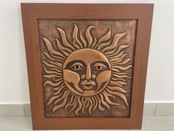 Dawn rudolf rudy copper bronze relief relief wall decoration wall picture