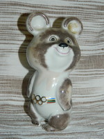 Retro porcelán Orosz Olimpiai Misa Maci