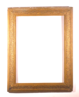 Wooden picture frame gilded