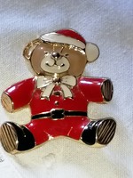 Retro teddy bear brooch 80.