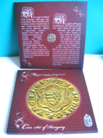 2014 - Golden forint iii. Forg.Sor pp - Mária's gold forint - gilded with silver color reprint