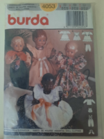 Baby clothes pattern burda 4053 d girl boy s, m, l new, unopened.