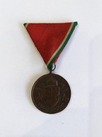 1939 Horthy Hungarian Valor Medal bronze award (23/k. 04.)