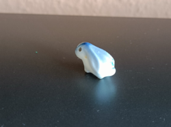Extra rare!!! Aquincum porcelain mini rabbit, designed by antónia ósz sábo