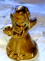 Copper, vintage candle holder angel neck 42.