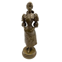 Jean garnier - bronze statue - instead of Miss - m1021