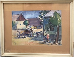 Life portrait of Nagy Zoltàn Nagybánya (1904-1981).