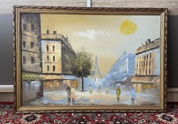 Parisian life feeling painting