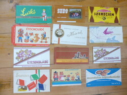 Retro chocolate paper collection iv.