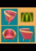 Vintage mcdonald's armchair / piece