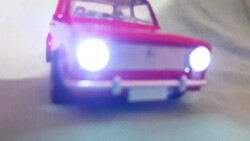 Retro Ziguli Lada 1200 pull-back motor lights and sounds model toy car 1:40 according to pictures