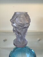 Jó árak! Gyűjtői  Curt Schlevogt art deco neodímium üveg váza.