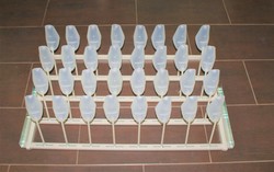 Complementary shoe storage for Ikea pax wardrobe frame, fits 32 shoes - 18 pairs - mailable