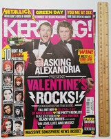 Kerrang magazine 14/2/15 asking alexandria steel panther metallica crosses taylor momsen in crowd