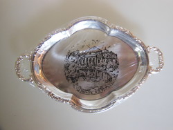 TÁLCA - ÚJ - 11,5 x 7,5 cm  - EZÜSTÖZÖTT - BONTATLAN - 59 schilling