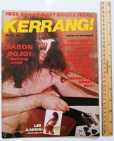 Kerrang Magazine 82/10/21 baron rojo lee aron genesis rush cougar sykes aerosmith neil young hawkwind