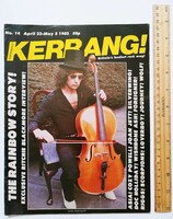Kerrang magazin 82/4/22 Rainbow Asia Schenker Joan Jett Wish Ashbone Foreigner Loverboy Journey Rigg
