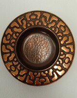 Bronze, applied art wall plate