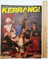 Kerrang magazine 82/12/16 saxon rainbow toronto waite 720 vandenberg rose tattoo spider tzuke slade