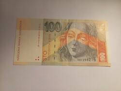 2001-es 100 Korona Szlovákia UNC