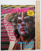 Kerrang magazine 82/11/4 marillion ac/dc pat benatar asia wishbone kim carnes wrathchild coney hatch