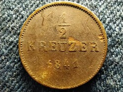 German States Kingdom of Württemberg i. Vilmos (1816-1864) 1/2 penny 1841 (id58371)