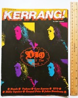 Kerrang magazine 83/6/17 dio rush tubes lee aron ufo squier grand prix bonham j thunders lita ford