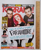 Kerrang magazine 13/4/13 paramore bring horizon ghost stone sour metallica clyro mc romance zombie